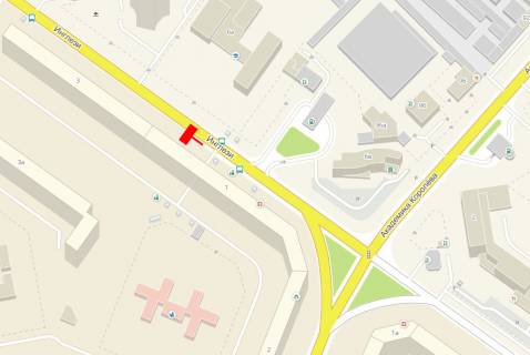 Billboard B in Odessa, 3x6x2  Iglezi(25-j Capaevskoj Divizii) No3 (No1) scheme