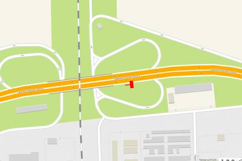 Billboard B in Odessa, 3x6x2  Ovidiopol'skaa doroga na mostu (shema No2) scheme