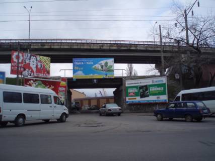 Billboard A in Odessa, 3x6x1  Peresypskij most/Gazovyj                              ustanovka pod klienta Photo 1