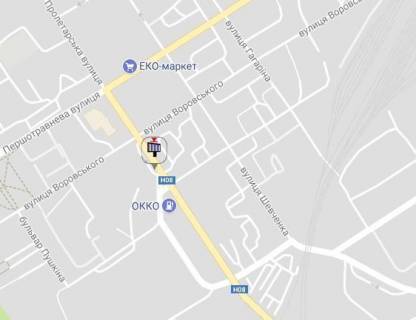 Prismatron, Prism A in Kremenchuk, 3 х 6  st. Nebesnoi Sotni 1a, rajon perehr. z st. Mikolaivs'kou, bila supermarketiv <<ATB>>, <<Komfi>>, <<MarketOpt>> ta Central'nogo rinku - 108920 scheme