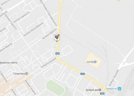 Prismatron, Prism B in Kremenchuk, 3 х 6  prosp. Svobodi, 5, perehr. z st. Majora Barisaka, rajon fabriki <<Rosen>> ta zavoda <<Kredmas>> - 87188 scheme