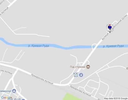 Billboard B in Kremenchuk, 3 х 6  st. Zanasips'kij Slah, navproti tabacnoi fabriki "JTI", r-n avtorinku scheme