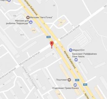 Billboard A in Kremenchuk, 3 х 6  st. V.Pugacova, 37, perehr. z st. Kiivs'kou, rajon supermarketiv <<Fozzy>> ta <<Novaa Linia>> scheme