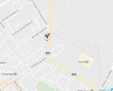 Prismatron, Prism A in Kremenchuk, 3 х 6  prosp. Svobodi, perehr. z st. Halamenuka i st. Sobornou, rajon supermarketiv <<ATB>>, <<MarketOpt>>, kafe "Barcik",  DK "Kredmas" - 108928 scheme