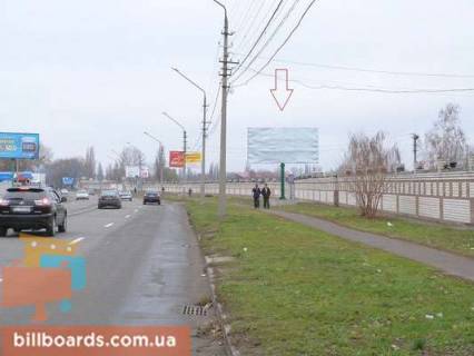 Billboard A in Kremenchuk st. V.Pugaceva (st. Moskovskaa), perekrestok s st. L.Ukrainki, vozle ofisnogo centra <<Kaskad>>, rajon Optovogo produktovogo rynka, povorot k Stroitel'nomu rynku Photo 1