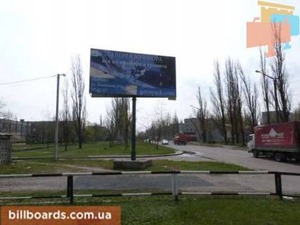 Billboard B in Kremenchuk, 3 х 6  st. Strony, r-n Pozarnoj casti Photo 1