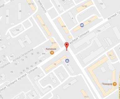 Prismatron, Prism B in Kremenchuk, 3 х 6  st. Troic'ka, 78, perehr. z st. A.Bogaevs'kogo, bila magazina <<Kerama>>, napramok do centru - 87202 scheme