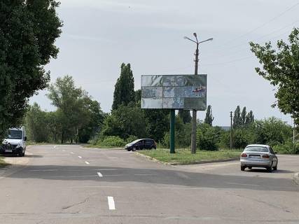 Billboard A in Kremenchuk, 3 х 6  perehr. st. Novoshidnoi ta st. Pravobereznoi, avtoslah Dnipro-Kremencuk, viizd z mista, r-n restoranu "Starij Tomas" Photo 1