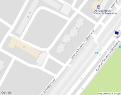 Billboard A in Kremenchuk, 3 х 6  st. Velika  naberezna, 41-A, rajon avtorinku, na rozdilovij smuzi, napramok u centr scheme