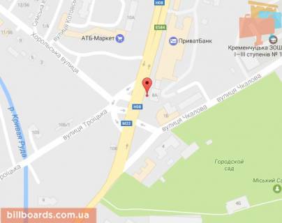 Prismatron, Prism A in Kremenchuk, 3 х 6  prosp. Svobody, 8a, perekr. s st. Troickoj i st. Horol'skoj, rajon supermarketa <<ATB>> i Elektrostancii - 87195 scheme