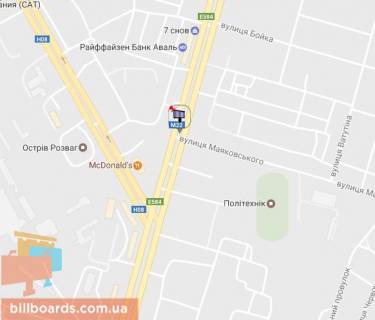 Prismatron, Prism A in Kremenchuk, 3 х 6  prosp. Svobodi, 2, kvart. 101, perehr. z st. Evropejs'kou, rajon magaziv <<Avrora>>, "Ta-Da" i supermarketu <<MarketOpt>> - 87209 scheme