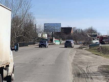 Billboard B in Kremenchuk, Peschane, 3 х 6  Pisane, st. Kiivs'ka, bila budinku 196a, r-n kafe "Vizir'", navproti STO Photo 1