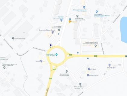 Billboard A in Kremenchuk, 3 х 6  prosp. L.Ukrainki, kolo Pivzavoda, zaizd na mist, perehr. z prosp. Svobodi, r-n gipermarketu <<MarketOpt>>, napramok u centr (pravoruc) scheme