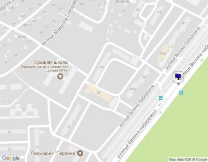 Billboard A in Kremenchuk, 3 х 6  st. Velika  naberezna, 41-A, rajon avtorinku, na rozdilovij smuzi, napramok z centru scheme