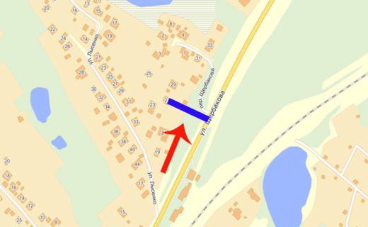 Billboard B in Fastiv  st.Serbakova 25(V)/AZS iz centra na Kiev scheme