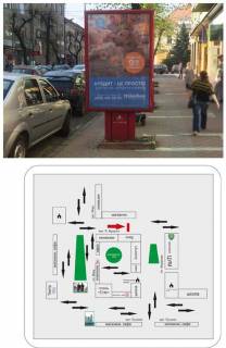 Citylight B in Mukachevo, 1,2х1,8  st. A.Mudrogo(bila "Privatbank") Photo 1