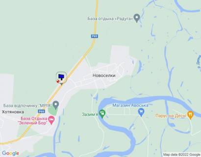 Billboard A in Novosilki s. Novosilki, trasa R-69 "Kiiv-Visgorod-Desna", km 35+180 pravo, cerez 680m pisla povorotu na bazu vidpocinku Arsenalec' ta "MRIA" scheme