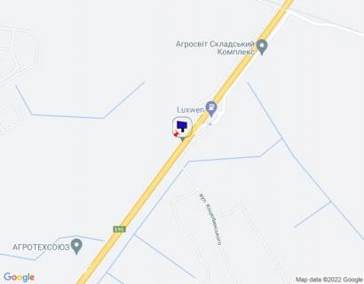 Billboard B in Kalynivka smt. Kalinivka, trasa M-05 Kiiv-Odesa, km 34+020 pravo, navproti zaizdu na AZS LUXWEN scheme