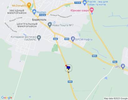 Billboard A in Kiev roads Cerkas'ka trasa, trasa N-08 "Borispil'-Dnipro-Zaporizza", km 2+600 livo, viizd z m. Borispil' v napramku Dnipra (Pereaslava) scheme