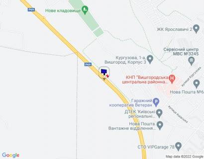 Billboard B in Vishgorod м. Вишгород, траса Р-69 "Київ-Вишгород-Десна", км 19+500 ліво, за 850м до повороту на вул. Яблунева, напрямок на с. Нові Петрівці (Межигір'я) scheme