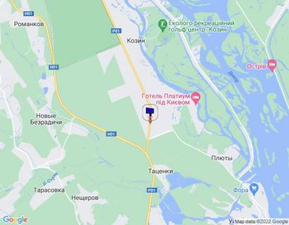 Billboard A in Kozin Konca-Zaspa, trasa R-01, km 34+750 livo, povorot na s. Pluti scheme