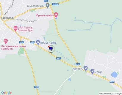 Billboard A in Kiev roads Harkivs'ka trasa, trasa M-03 "Kiiv-Harkiv", km 42+500 pravo, cerez 1km pisla AZS BRSM-Nafta ta Ukrnafta scheme