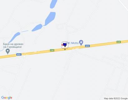 Billboard A in Mriya s. Mria, trasa M-06 "Kiiv-Cop" (Zitomir), km 30+100 livo, za 150m do AZS Motto, za 300m do "Camper group" scheme