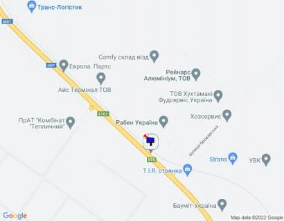 Billboard B in Kalynivka s. Kalinivka, trasa M-01 "Kiiv-Cernigiv-Novi Arilovici", km 35+000 pravo, ob'izd m. Brovari, za 150m do povorotu na st. Brovars'ka ta Raben Ukraina, za 600m do Baumit-Ukraina scheme