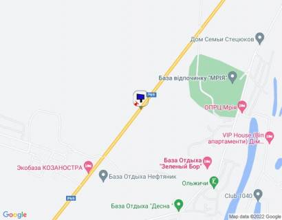 Billboard A in Khotnivka s. Hotanivka, trasa R-69 "Kiiv-Visgorod-Desna", km 33+850 pravo, za 650m do povorotu na bazu vidpocinku Arsenalec' ta "MRIA", cerez 550m pisla ekobazi KOZANOSTRA, cerez 600m pisla avtobusnoi zupinki scheme