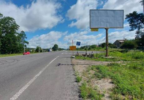 Billboard A in Zalissya s. Zalissa, cernigivs'ka trasa, trasa M-01 "Kiiv-Cernigiv-Novi Arilovici", km 44+000 pravo, st. Kiivs'ka, navproti restoranu "Tri kozaki", za 800m do povorotu na st. Okruzna ta s. Bogdanivka, cerez 300m pisla AZS "OKKO" Photo 1