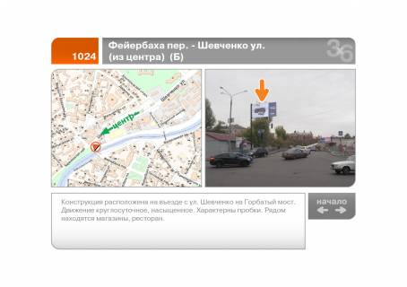 Billboard B in Kharkiv Fejerbaha prov. - Sevcenko st. (iz centru) (B) Photo 1