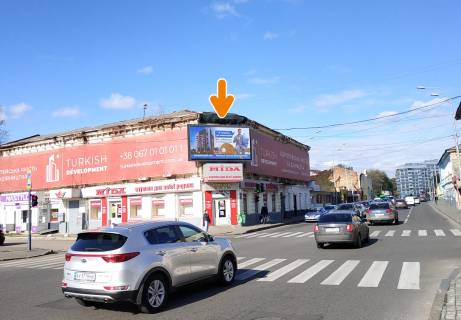 Video Billboard B in Kharkiv, 5х2.5  Klockovskaa st., 23 - Bursackij spusk (iz centra) (B) - 294728 Photo 1