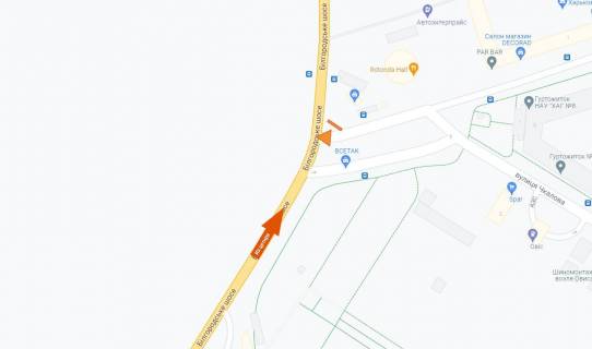 Video Billboard A in Kharkiv Proskuri st. - Bilgorods'ke sose (z centru) (A) - 392105 scheme