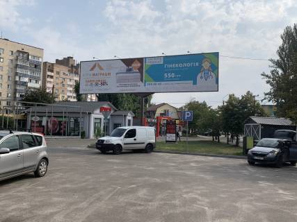 Billboard A in Irpin, 6*3  st. Antonova, bila  supermarketu ATB Photo 1