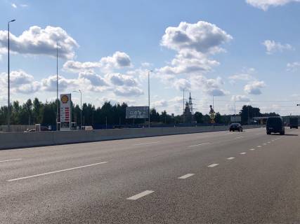 Billboard B in Vita-Poshtova, 6*3  trasa Kiiv-Odesa, km 21+950 (livoruc), 8km 950m vid KPP Kieva, bila AZS "Sell", v napramku z Kieva Photo 1