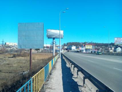 Billboard B in Gostomel, 6*3  trasa Kiiv-Kovel' (pravoruc), v napramku Kieva, bila mostu cerez r. Irpin' Photo 1