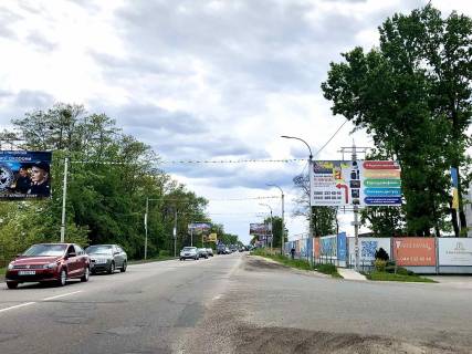 Billboard A in Bucha, 6*3  st. Nove sose , v napramku z Kieva (pered Epicentrom) Photo 1