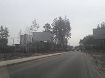 Billboard B in Irpin, 6*3  rajon Stoanka, nova doroga, v napramku Irpena Photo 1