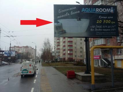 Billboard A in Khmelnitsky, 3х6  st. Zaricans'ka-34(Sil'po) Photo 1