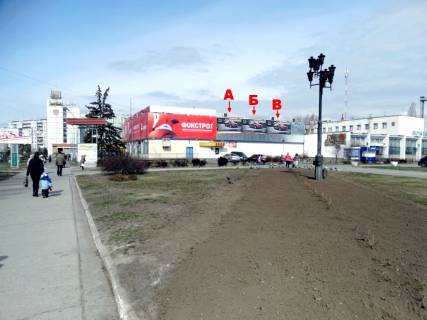 Billboard B in Energodar, 3x6  av. Stroitelej (central'naa plosad', raj. DK "Sovremennik") Photo 1