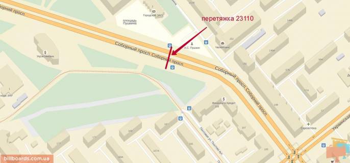 Non-Standard  in Zaporizhzhya st.Puskina (ostanovka) scheme