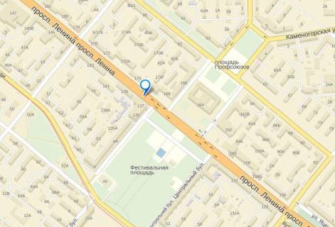 Non-Standard  in Zaporizhzhya av.Lenina 135 (Inturist) scheme