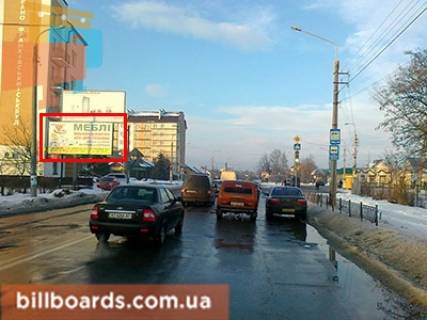 Billboard B in Ivano-Frankivsk, 3х6  Konoval'ca-Aeroport Photo 1