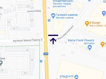 Billboard A in Ivano-Frankivsk, 3х6  Ivasuka Epicentr,Arsen (perehresta) scheme