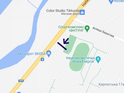 Billboard B in Ivano-Frankivsk, 3х6  Pasicans'ka 36 (inst.Nafti i Gazu) scheme