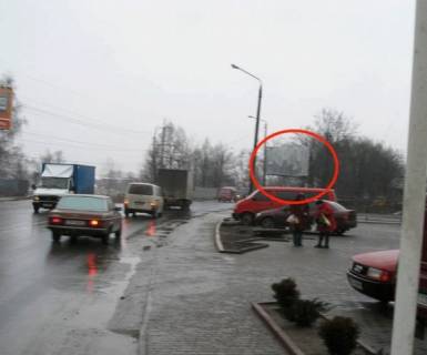 Billboard A in Chernivtsi, 3х6  st.Galic'kij slah, naav.Vel'sini viizd, povorot v Metro Photo 1