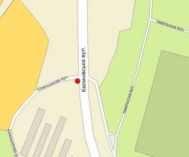 Billboard A in Chernivtsi, 3х6  st.Izmajlovskaa-Sinel'nikova z Kalin.rinka scheme