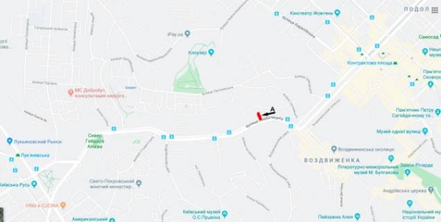 Scrolller, Scroll A in Kyiv st. Glubocickaa, 71, (ZK "Podol Plaza") - 193560 scheme