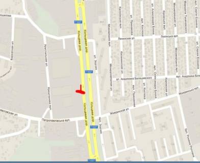 Billboard A in Kyiv, 3х6  st. B.Okruznaa- vozle m-nov "Novus"-"Al'cest" scheme