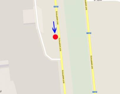 Billboard A in Kyiv, 3х6  st. B. Okruznaa / naav. magazina "FORUM" (verhnij) scheme